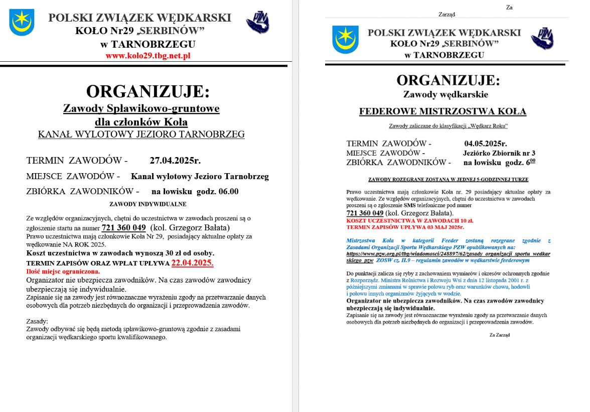 Rozpoczęcie sezonu Kanał Wylotowy